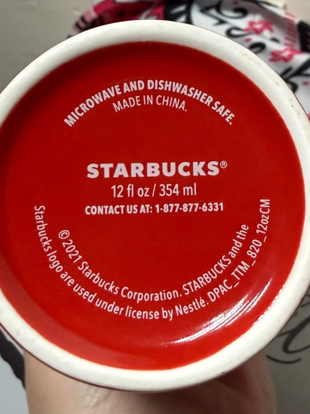 Starbucks Red Holiday Travel Tumbler & Red Ceramic Mug Set - Picture 3 of 4